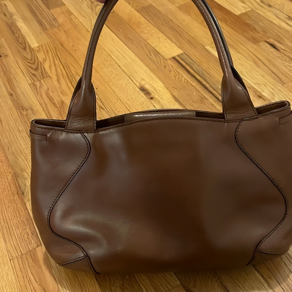 Vintage Kate Spade Brown Leather Bag - Picture 4 of 9